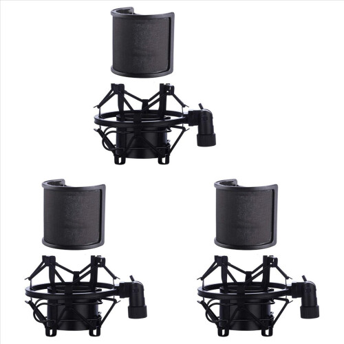 Microfoon schokdemper met microfoonfilter schokdemper houder clip
