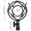 Microfoon schokdemper met microfoonfilter schokdemper houder clip 4