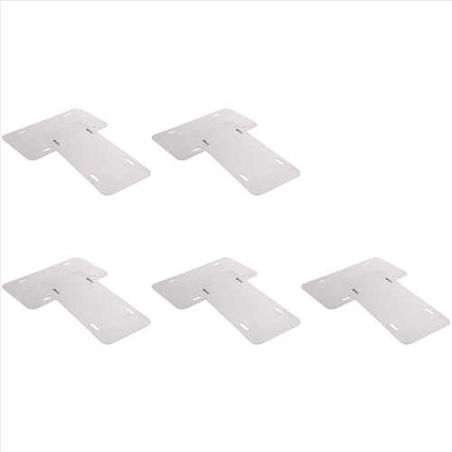 Placas de carro em branco para sublimação, 6 polegadas x 3 polegadas, pacote com 10 unidades, alumínio 2