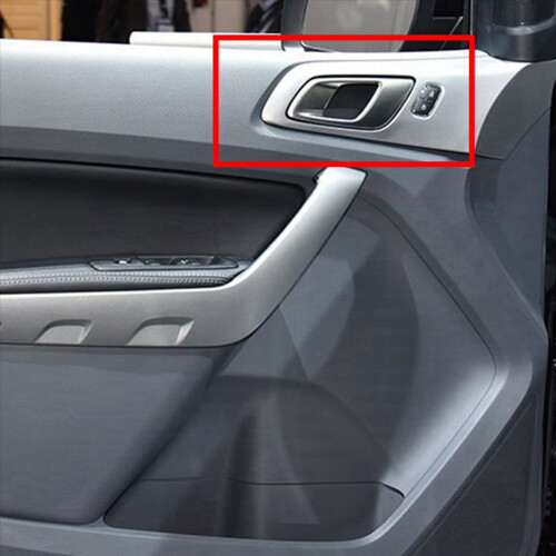 Left Car Interior Door Inner Handle for Silver Grey 1