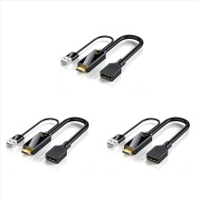 -Compatibele mannelijke naar DisplayPort vrouwelijke converterkabel 4K@60Hz