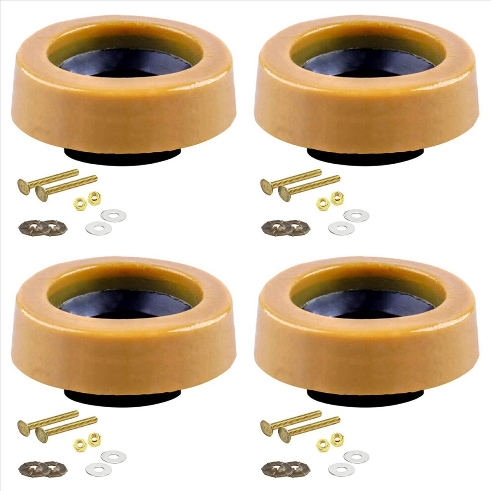 Toilet Wax Ring Kit For Outlet Toilets Install With Flange And Bolts 4853158891596
