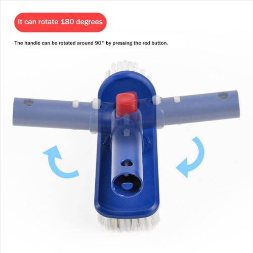 Pool Brush for Step & Corner, Rotatable Hand Scrub Brush, for Pool 2