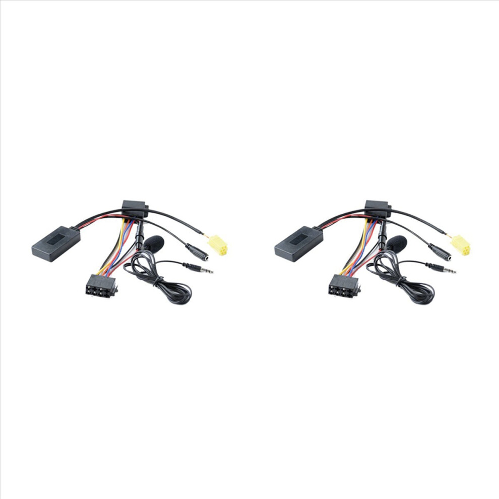 6Pin Car Bluetooth Audio Adapter Mic Handsfree Aux Cable For 4853188049530