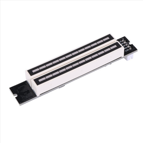Dual 12 Music Level Indicator LED Spectrum VU Meter Amplifier() 2