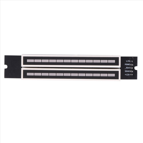 Dual 12 Music Level Indicator LED Spectrum VU Meter Amplifier() 1