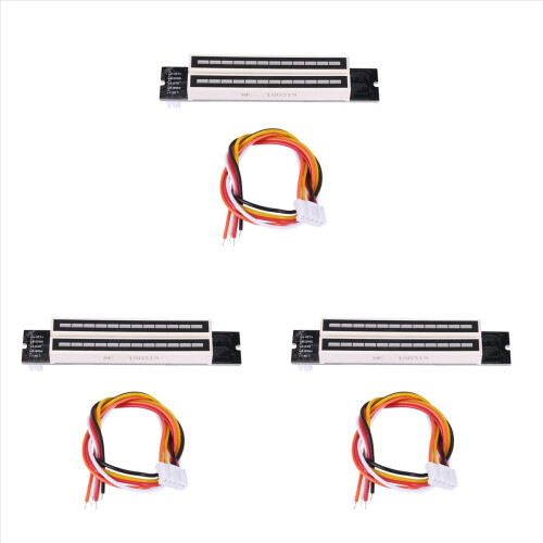 Dual 12 Music Level Indicator LED Spectrum VU Meter Amplifier()