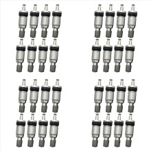 Kit de reparación de válvulas de neumáticos TPMS de 8 piezas para válvulas sin cámara de aleación
