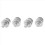 41MM Motorcycle Front Screw Fork Cover Bolts(Silver) 2