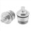 41MM Motorcycle Front Screw Fork Cover Bolts(Silver) 3