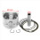 Kit de segments de piston de moto 15 mm, joint de segment de piston de cylindre 4