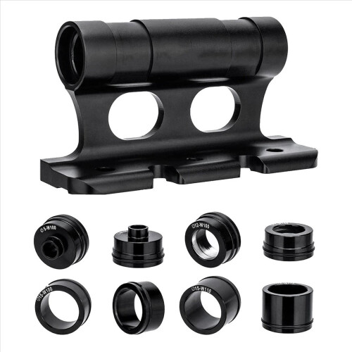 Bike Front Fork Mount Block,Quick Release Thru Axle for Truck/Trailer 2