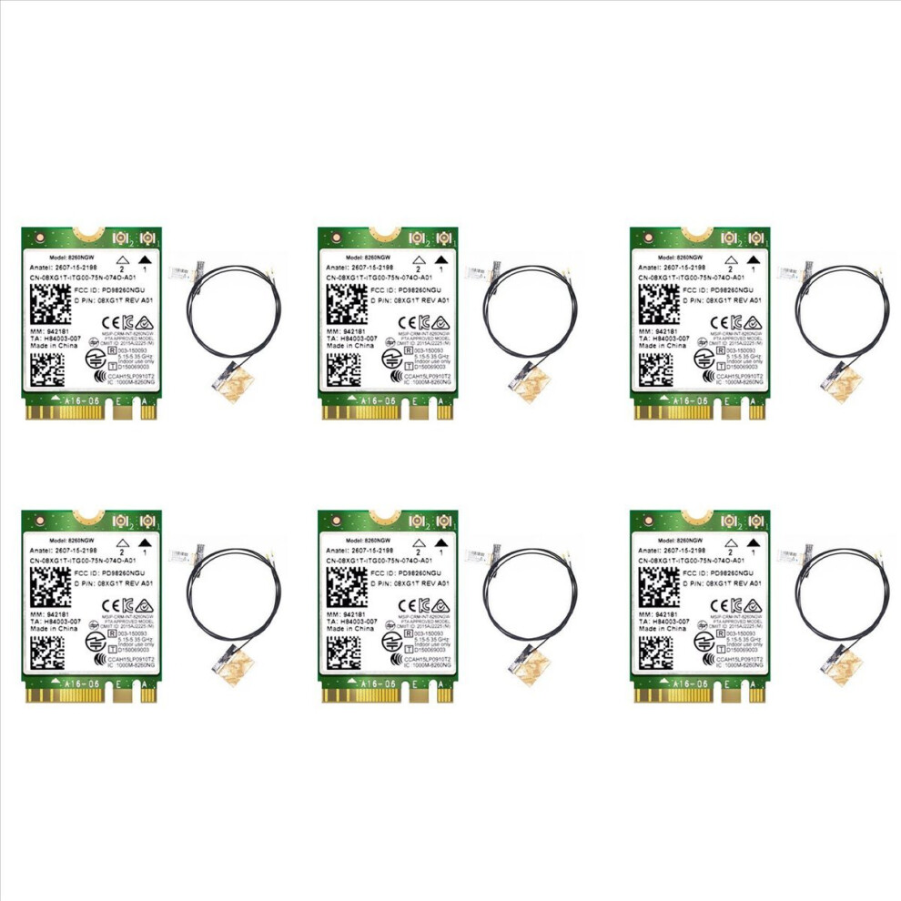 8260 8260Ngw Wifi Card+2Xantenna 2.4G/5Ghz 867M 4853188033027