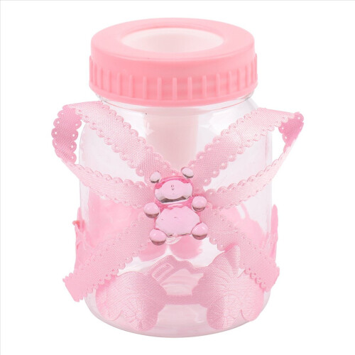24x ein Dragees Mini-Biberon 4x9cm Strass Unser Rose-Geschenk 1