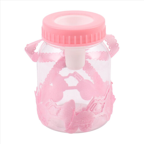 24x ein Dragees Mini-Biberon 4x9cm Strass Unser Rose-Geschenk 2