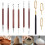 7 Pcs Pottery Clay Sculpting Tools Set with Fluting Blade Set 2