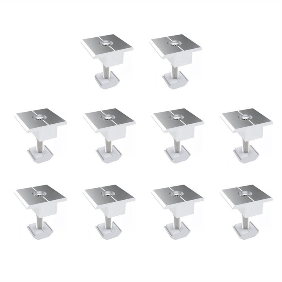 10Pc Adjustable Solar Panel Bracket Clamp For Solar Panel System 35Mm 4852331018058
