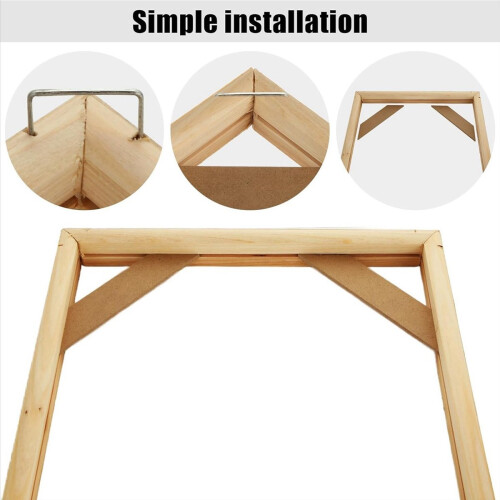 2 Set DIY Solid Wood Canvas Frame Kit, 16X20Inch for Oil Paintings 2