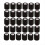 30 vendas elásticas autoadhesivas negras de 5 cm. 1