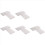 Placas de carro em branco para sublimação, 6 polegadas x 3 polegadas, pacote com 10 unidades, alumínio 2
