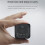 Interruttore a pedale wireless ricaricabile per tablet, smartphone e-book, nero 5