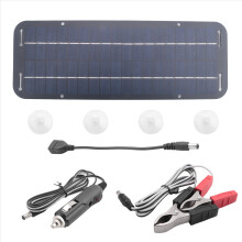 Caricabatterie e mantenitore di batteria per pannello solare portatile da 12 V e 30 W per auto e barca