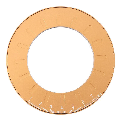 Adjustable Round Drawing Ruler 10mm to 77mm Rotatable Compass Ruler 1
