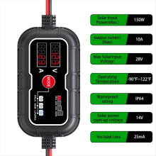 10A 12V Lithium-Batterie Digital MPPT Solar Charge Panel Controller