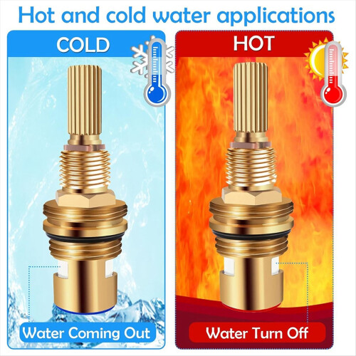 Brass 1-001 & 1-002 Ceramic Valve- Replacement Set 2