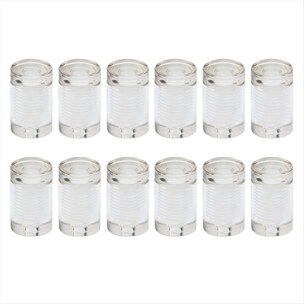 12Pcs Clear Standoffs, 3/4X1inch Acrylic Standoff Screws 4854155043322