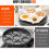 Non-Stick Egg Frying Pan, Multi-Shape Breakfast Pan, Black 5