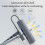 USB C HUB USB-A Multiport Adapter Ethernet RJ45 Docking Station 7