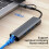 USB C HUB USB-A Multiport Adapter Ethernet RJ45 Docking Station 2