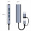 USB C HUB USB-A Multiport Adapter Ethernet RJ45 Docking Station 6