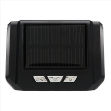 Reloj digital solar para coche, ideal para decorar piezas personales de exterior.