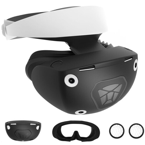 For PS VR2 Headset Silicone Protector Cover Anti-Scratch Replacement Face Interface Grips Case VR Controler Accessories 2