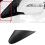 1Pair Front Window Side Mirror Triangle Deco Cover for IX35 10-17 2