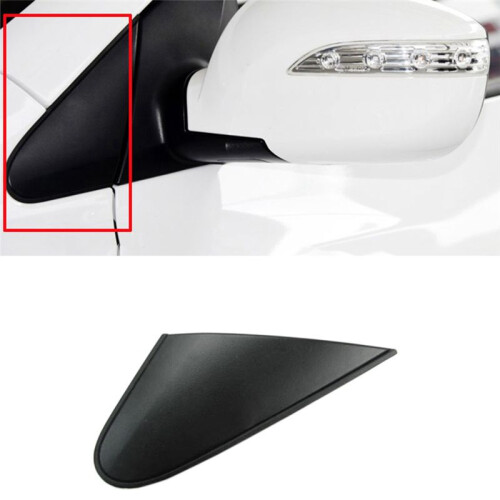 1Pair Front Window Side Mirror Triangle Deco Cover for IX35 10-17 1