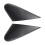 1Pair Front Window Side Mirror Triangle Deco Cover for IX35 10-17 1