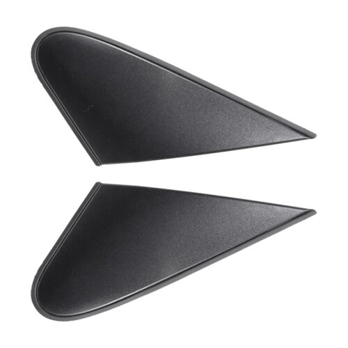1Pair Front Window Side Mirror Triangle Deco Cover for IX35 10-17