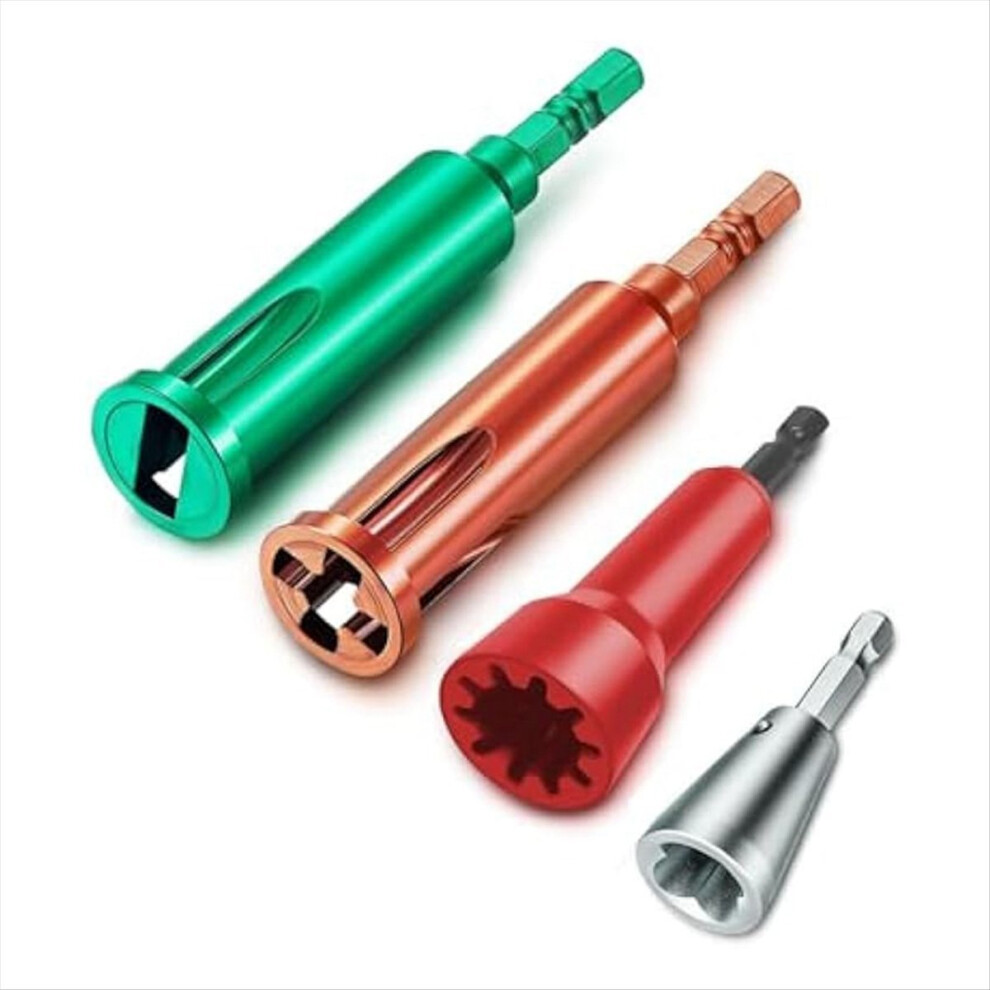 4Pcs Wire Twisting Tool,3 Way/5 Way Wire Stripping Tool And Wire Cap 4852331041766