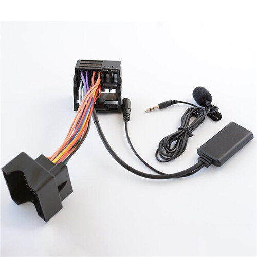 Καλώδιο προσαρμογέα AUX αυτοκινήτου Bluetooth + MIC για 307 407 RD4 2