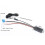 Καλώδιο προσαρμογέα AUX αυτοκινήτου Bluetooth + MIC για 307 407 RD4 4