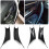 4PCS Car Interior Door Handle Cover Trim for Armrest Pull Cover B 4