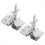 2PCS Silk Screen Printing Butterfly Frame Hinge Clamp DIY Hobby Tool 6