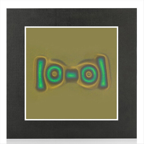 Película de visualização magnética, visor de campo magnético de 4 polegadas x 4 polegadas