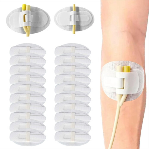 30Pcs Catheter Stabilization Device, Catheter Tube Holder, 1