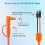Solar Panel to DC 8mm Adapter Cable 2m, Tinned Copper Wire 2