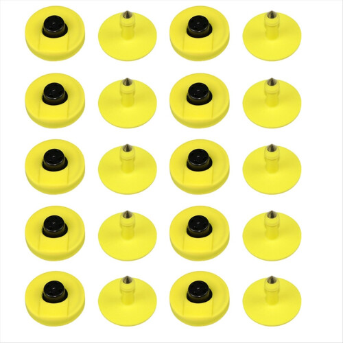 10 τεμάχια RFID UHFAnimal Ear Tag ISO18000 6C Ηλεκτρονική Ear Tag για το αυτί χοίρου