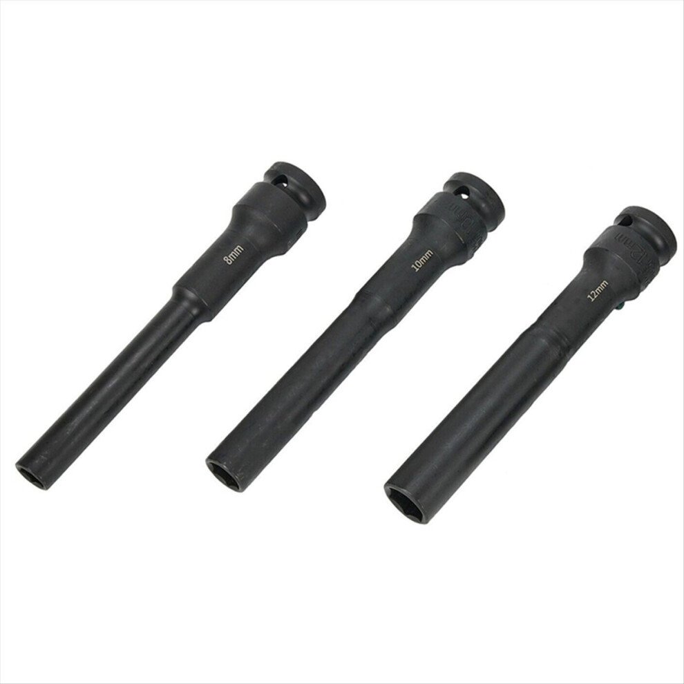 3Pcs 1/2 Drive Hex Socket Head Impact Wrench 8/10/12Mm Adapter 4854155016340